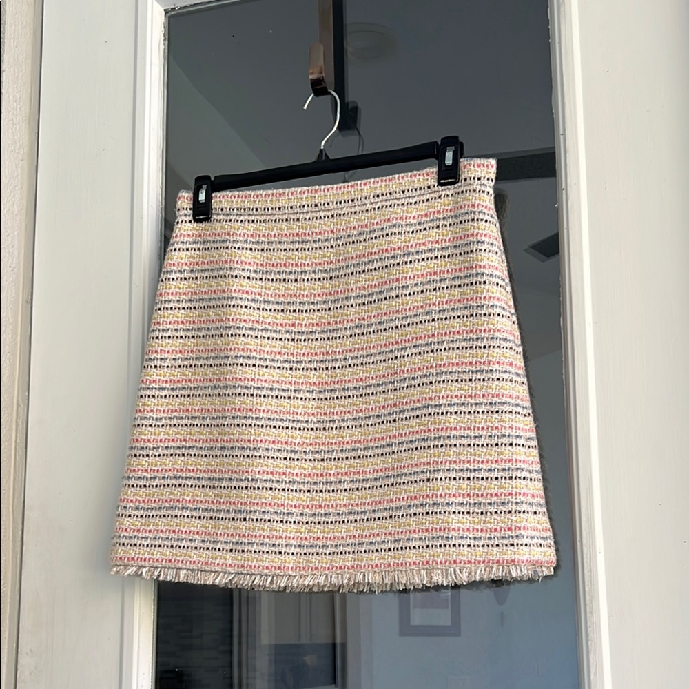 NWOT Ann Taylor 10 petite - Striped Tweed Skirt
